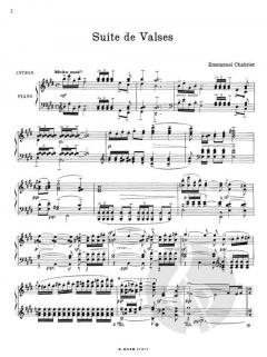 Suite de Valses von Emanuel Alexis Chabrier 