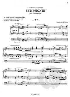 Symphonie pour Grand Orgue von Jacquemin, Camille 
