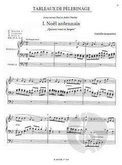 Tableaux de Pèlerinage (Pilgerbilder) für Orgel von Jacquemin, Camille im Alle Noten Shop kaufen