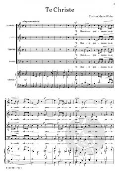 Te Christe für Chor SATB und Orgel von Charles-Marie Widor 