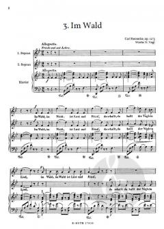 Vier Lieder op.12 von Carl Reinecke 