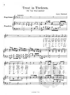 Vier syrische Lieder für Singstimme und Klavier von Friedland, Siegfried Theodor 