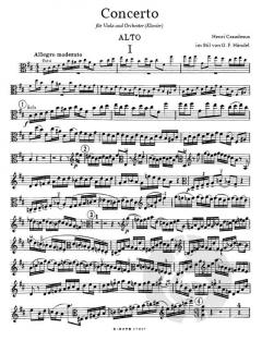 Violakonzert h-Moll im Stil von Händel von Casadesus, Henri im Alle Noten Shop kaufen