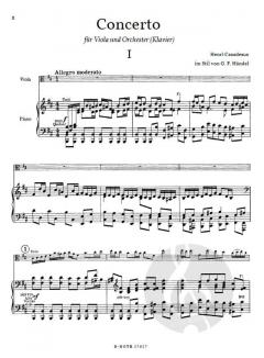 Violakonzert h-Moll im Stil von Händel von Casadesus, Henri im Alle Noten Shop kaufen