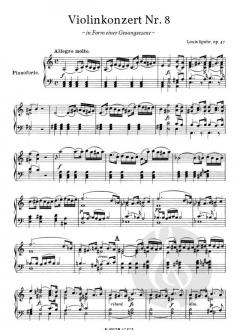 Violinkonzert Nr. 8 a-Moll 'In Form einer Gesangsszene' von Louis Spohr im Alle Noten Shop kaufen
