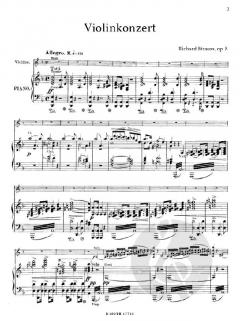 Violinkonzert op.8 von Richard Strauss im Alle Noten Shop kaufen