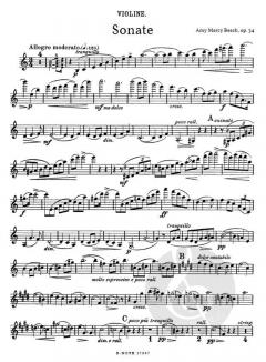 Violinsonate a-Moll op.34 von Amy Beach im Alle Noten Shop kaufen