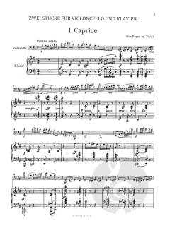 Zwei Stücke für Violoncello und Klavier op.79e von Max Reger im Alle Noten Shop kaufen