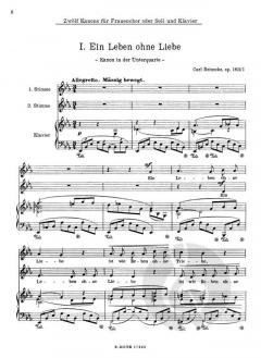 Zwölf Kanons op.163 von Carl Reinecke 