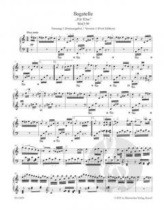 Bagatelle a-Moll WoO 59 - 'Für Elise' von Ludwig van Beethoven 