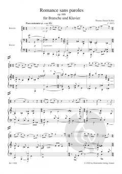 Romance sans paroles op. 66b von Thomas Daniel Schlee 