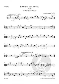 Romance sans paroles op. 66b von Thomas Daniel Schlee 