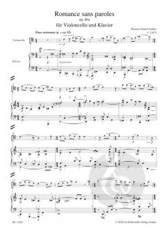 Romance sans paroles op. 66a von Thomas Daniel Schlee 