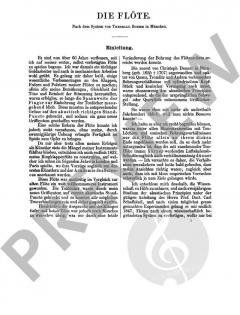 Die Flöte und das Flötenspiel von Theobald Böhm (Download) 