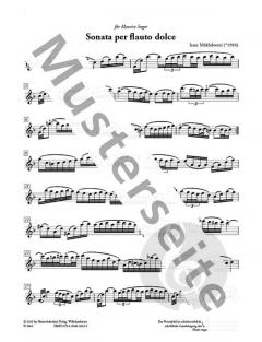 Sonata per Flauto dolce von Isaac Makhdoomi 