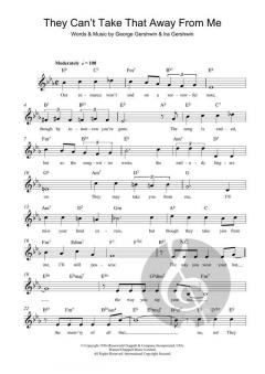 They Can't Take That Away From Me von George Gershwin (Download) 