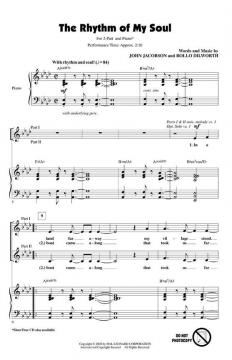 The Rhythm Of My Soul 2-Part (John Jacobson) 