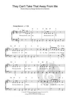 They Can't Take That Away From Me von George Gershwin (Download) 