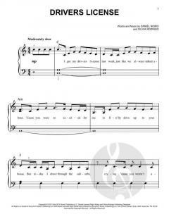 drivers license von Olivia Rodrigo/Daniel NigroOlivia Rodrigo (Download) 