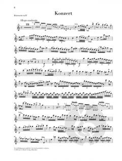 Klarinettenkonzert B-dur von Johann Stamitz im Alle Noten Shop kaufen