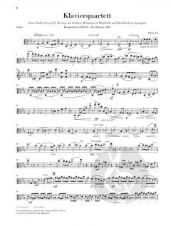 Klavierquartett c-moll op. 13 von Richard Strauss 