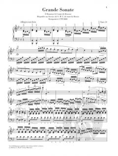 Klaviersonate Nr. 11 B-dur op. 22 von Ludwig van Beethoven im Alle Noten Shop kaufen