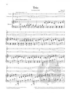 Klaviertrio Nr. 1 d-moll op. 49 von Felix Mendelssohn Bartholdy 