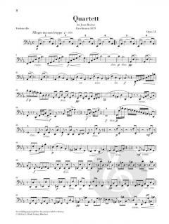 Streichquartett Es-dur op. 51 von Antonín Dvořák im Alle Noten Shop kaufen (Stimmensatz)