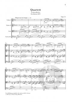 Streichquartett Es-dur op. 51 von Antonín Dvořák im Alle Noten Shop kaufen