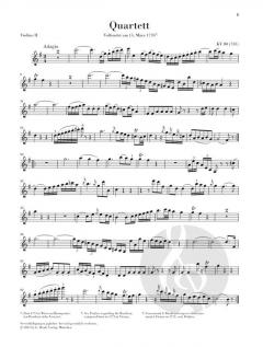 Streichquartette 1 von Wolfgang Amadeus Mozart im Alle Noten Shop kaufen (Stimmensatz)