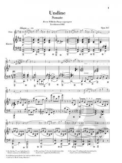 Undine op. 167 von Carl Reinecke 