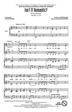 Isn't It Romantic? von Steve Zegree (Download) 