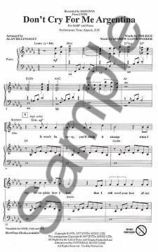 Don't Cry For Me Argentina (Madonna) 