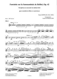 Fantaisie Sur La Somnambule De Bellini Op.42 von Doppler Albert FranzFranck Masquelier 