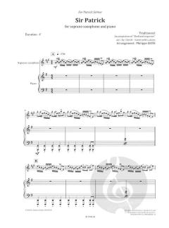 Sir Patrick (Saxophone Soprano Et Piano) von Philippe Geiss 