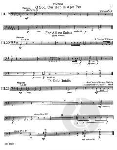 Symphonic Warm-Ups For Band Timpani (Claude T. Smith) 