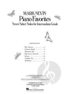 Piano Favorites von Mark Nevin 