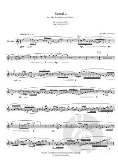 Saxophone Sonata von Alexander Liebermann 