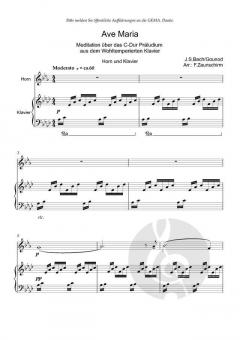 Ave Maria von Johann Sebastian Bach (Download) 