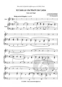 Ich bete an die Macht der Liebe von Dmitri Stepanowitsch Bortniansky (Download) 