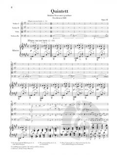 Klavierquintett A-dur op. 81 von Antonín Dvořák 