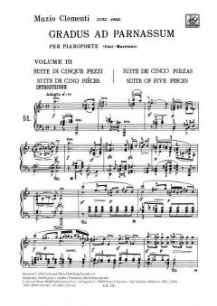 Gradus Ad Parnassum Vol. 3 von Muzio Clementi 