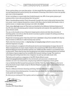 NYC Guitar School - Songs For Beginners 