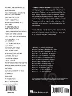 Christmas Standards Singer's Jazz Anthology 