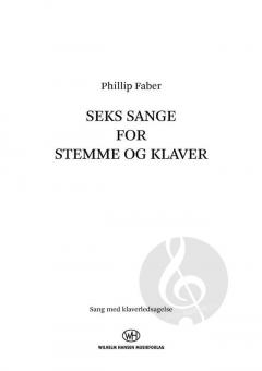 6 Sange von Phillip Faber 