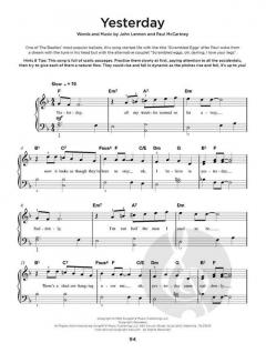 Really Easy Piano: The Beatles Collection 