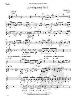 Streichquartett Nr. 3 von York Höller im Alle Noten Shop kaufen