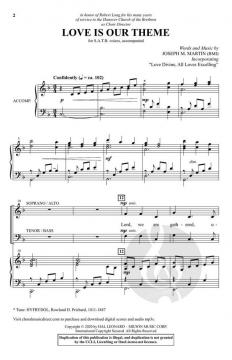 Love Is Our Theme von Joseph M. Martin 