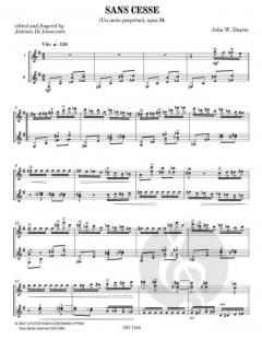 Sans cesse op. 34  von Duarte John William 