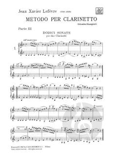 Method For Clarinet Book 3 von Jean-Xavier Lefèvre 